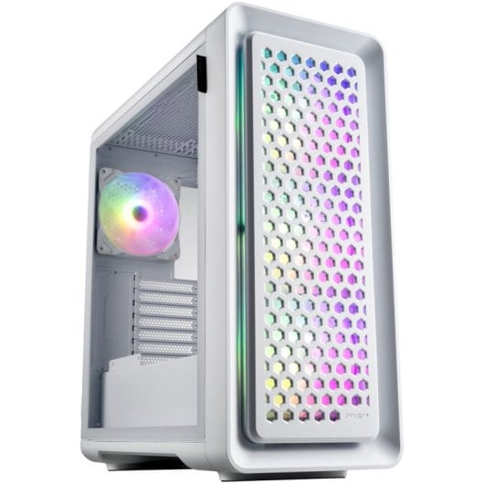 FSP CUT593P Tour ATX Verre Trempé USB-C Blanc
