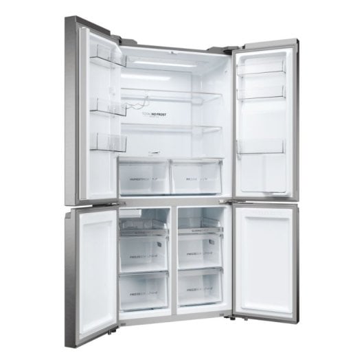 Haier Cube 90 Series 5 HCR5919EHMP Frigorífico Americano No Frost E Aço Inoxidável