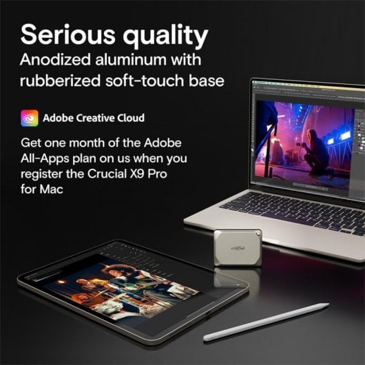 Crucial X9 Pro 2 TB SSD Externo USB 3.2 Beige
