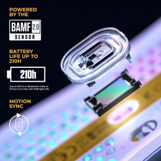 Glorious Model O 2 Rato Gaming RGB 26000DPI Branco