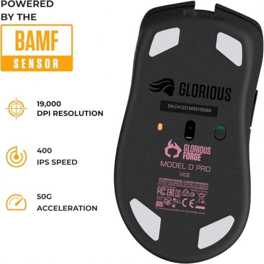 Souris de jeu Glorious Model D Pro 19 000 DPI noire