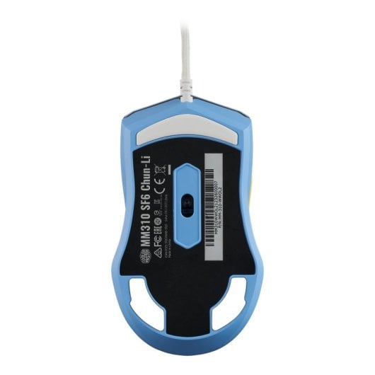 Cooler Master MM310 SF6 Chun-Li Ratón Gaming USB-A Óptico 12000 DPI Blanco