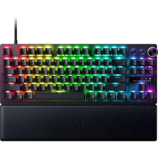 Razer Huntsman V3 Pro TKL Mechanische Gaming-Tastatur, Switch Analog Optisch Gen2 AZERTY Französisch Schwarz