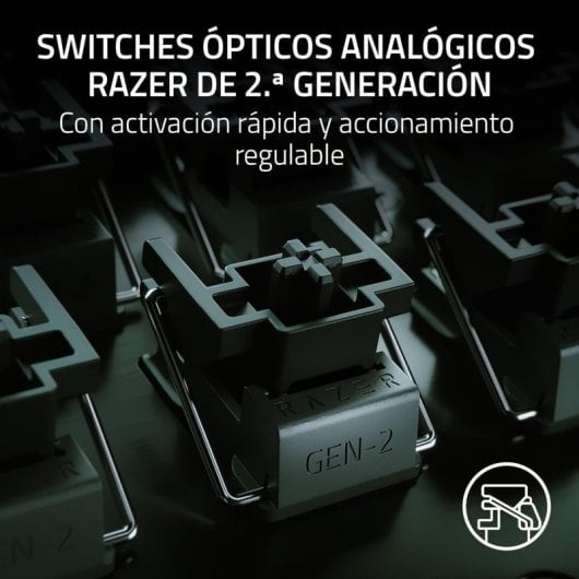 Razer Huntsman V3 Pro TKL Mechanische Gaming-Tastatur, Switch Analog Optisch Gen2 AZERTY Französisch Schwarz