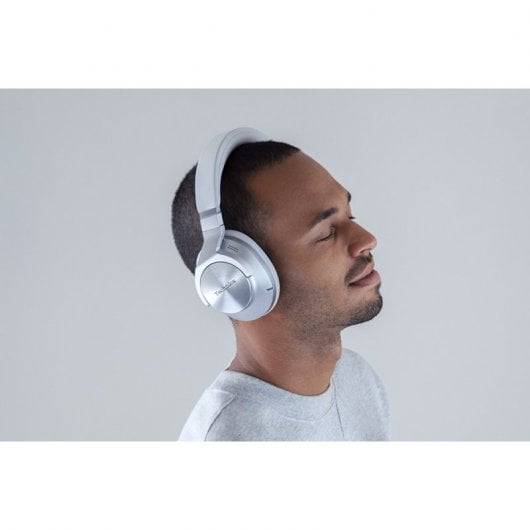 Technics EAH-A800 Auriculares Inalámbricos con Cancelación de Ruido Cable USB C Bluetooth Plata