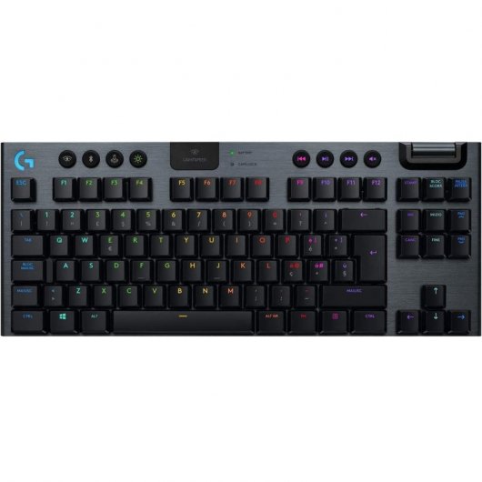 Logitech G G915 Tkl tastiera RF senza fili + Bluetooth Italiano Carbonio