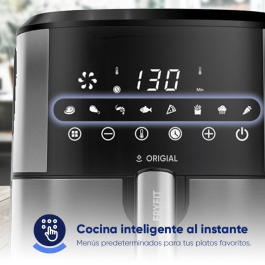 Friteuse à air FRYFIT 8L originale 8L 1700W en acier inoxydable