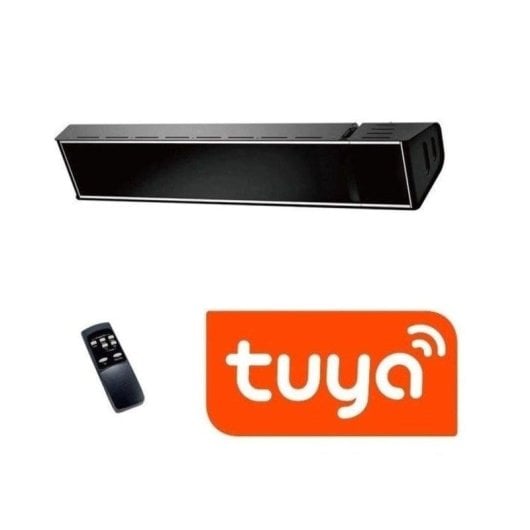 Heizgerät Außen Infrarot Sined 2000W Schwarz Wifi Wandmontage