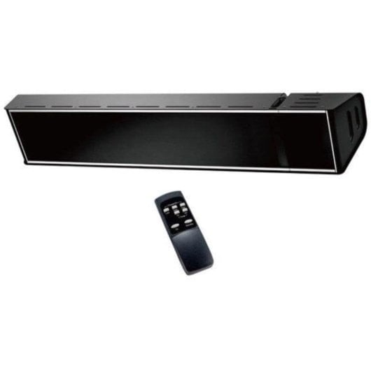 Elektrisches Infrarot-Außenheizgerät Sined Caldo Vetro Nero 2000 2.000W Fernbedienung