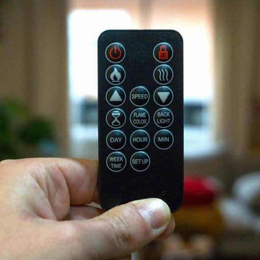 Elektrischer Kamin Sined Caminetto Panarea 1500W Fernbedienung Boden Wochenprogrammierer