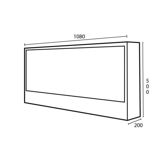 Cheminée Électrique Sined Caminetto Ispica 1500W Murale Télécommande Programmateur