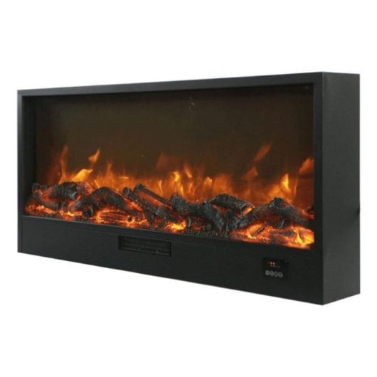 Cheminée Électrique Sined Caminetto Ispica 1500W Murale Télécommande Programmateur