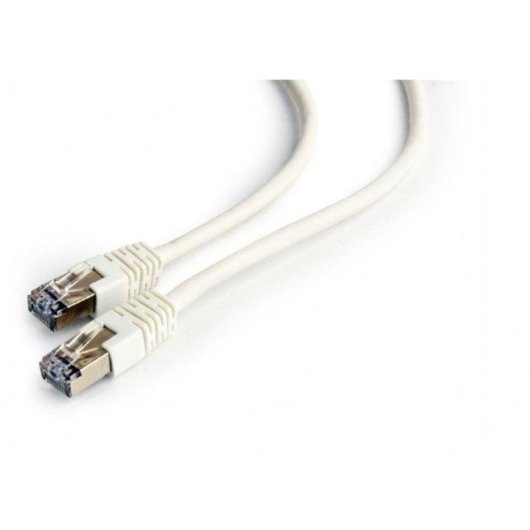 Câble réseau Gembird PP6-1M/W Cat6 F/UTP 1m blanc connecteurs RJ-45