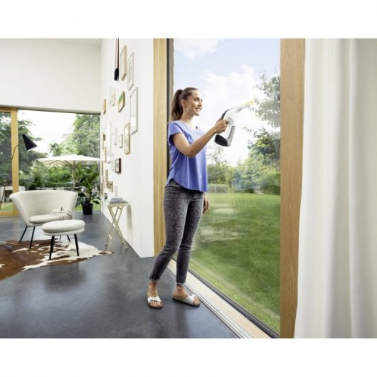 Kärcher WV 6 Plus Elektrischer Fensterreiniger 0,15 l Silber, Weiß