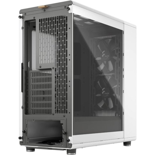 Fractal Design North Cristal Templado USB 3.2 Chalk White Clear Reacondicionado