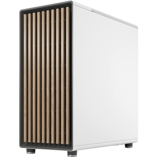 Fractal Design North Cristal Templado USB 3.2 Chalk White Clear Reacondicionado