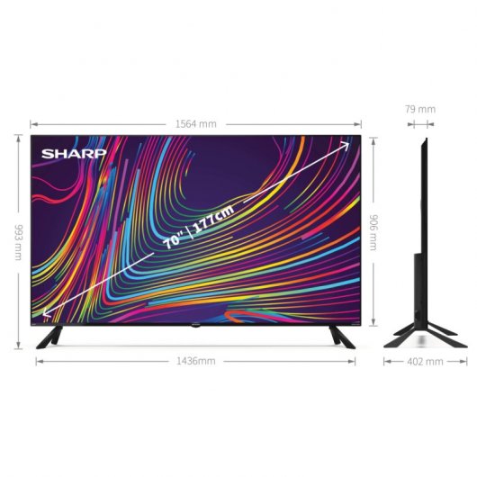 Sharp Aquos 70CL5EA 70" LED UltraHD 4K HDR10