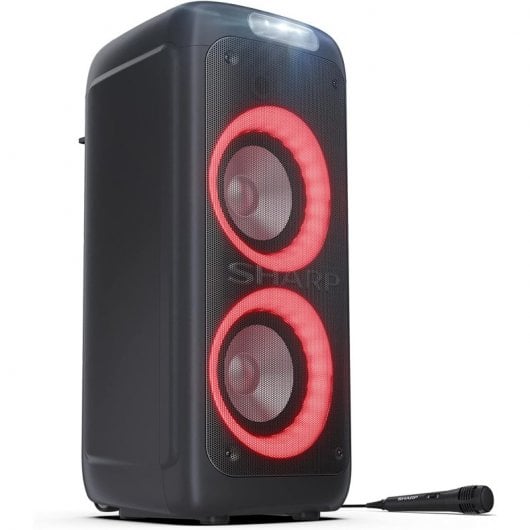 Sharp PS-949 Xparty Street Altifalante Bluetooth Portátil com Microfone