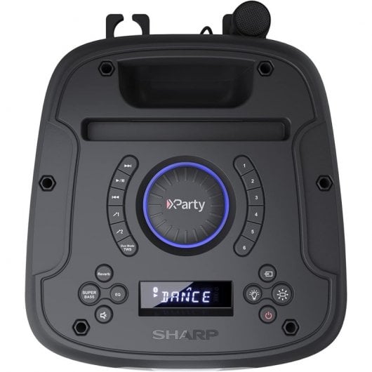 Sharp PS-949 Xparty Street Altifalante Bluetooth Portátil com Microfone