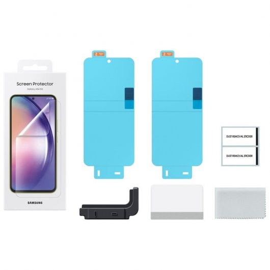 Samsung Pack 2 pellicole protettive con cornice di installazione per Galaxy A54 5G