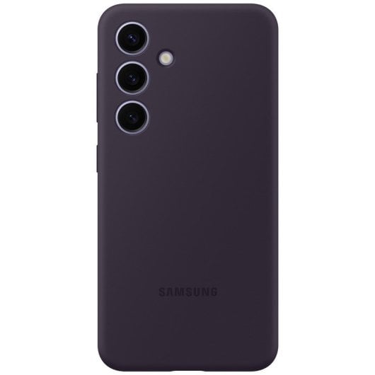 Samsung Funda de Silicona Violeta Oscuro para Galaxy S24
