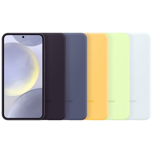 Samsung Funda de Silicona Violeta Oscuro para Galaxy S24