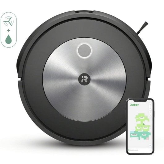 Saugroboter mit Wischfunktion iRobot Roomba j5 Navigationsklasse Kamera KI Sprachsteuerung