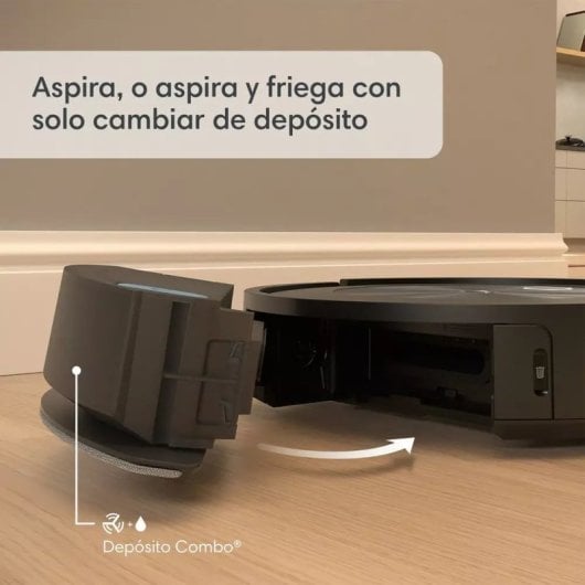 iRobot Roomba j5 Robot Aspirador y Friegasuelos + Estación de Vaciado Automático Clean Base