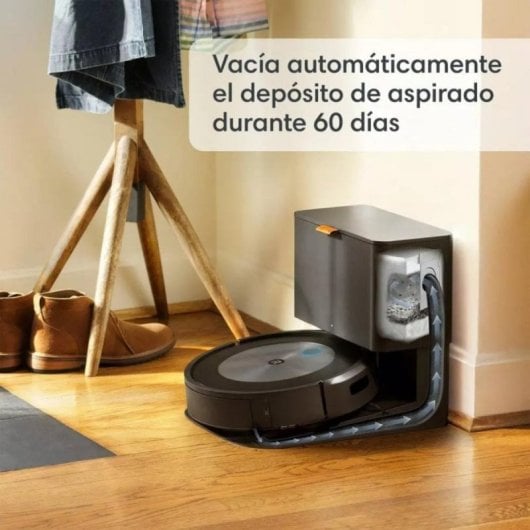 Aspirador Robô com Mopa iRobot Roomba j5+ Com Esvaziamento Automático Navegação IA