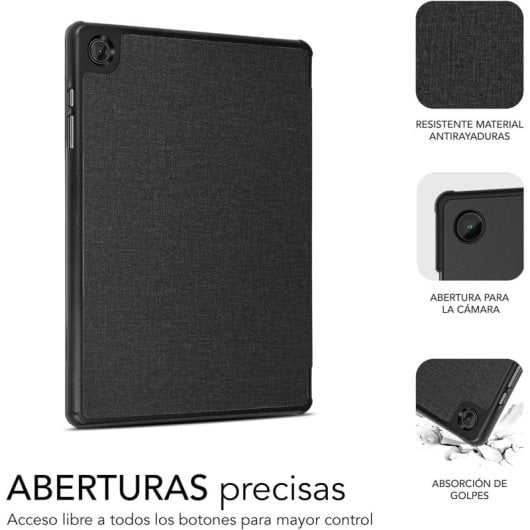 Subblim Shock Case Funda Negra para Samsung Galaxy Tab A9