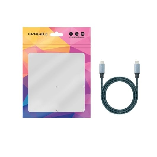 Nanocable USB 3.2 Gen2x2 Kabel 20Gbps 5A/100W 4K/60Hz 3m Schwarz