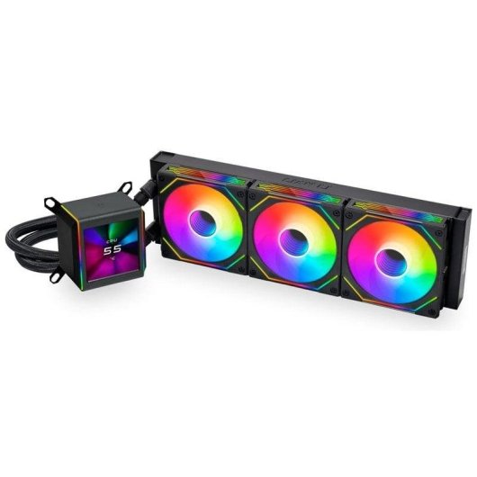 Refrigeração Líquida Lian Li GALAHAD II LCD SL-INF 360mm 3 Ventoinhas ARGB