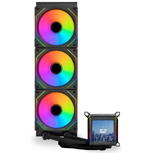 Lian Li GALAHAD II LCD SL-INF Kit de Refrigeración Líquida 360mm Negro