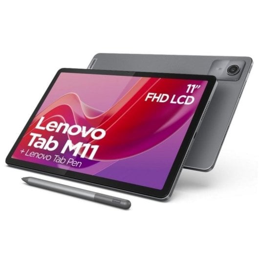 Tablet Lenovo Tab M11 11" 128GB Wifi 7040mAh Android 13 Gris Luna avec stylet