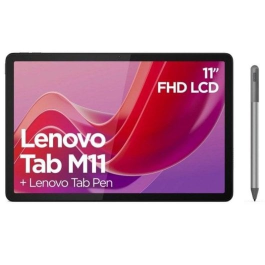 Tablet Lenovo Tab M11 11" 128GB Wifi 7040mAh Android 13 Cinzento Luna com Pen