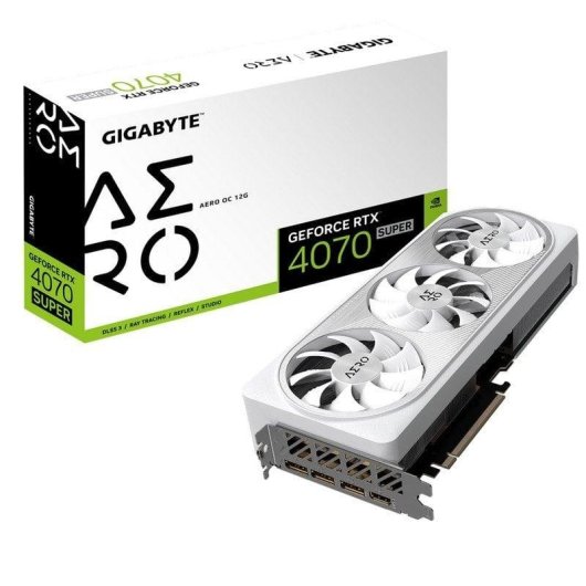 Placa gráfica Gigabyte GeForce RTX 4070 SUPER AERO OC 12GB GDDR6X DLSS3