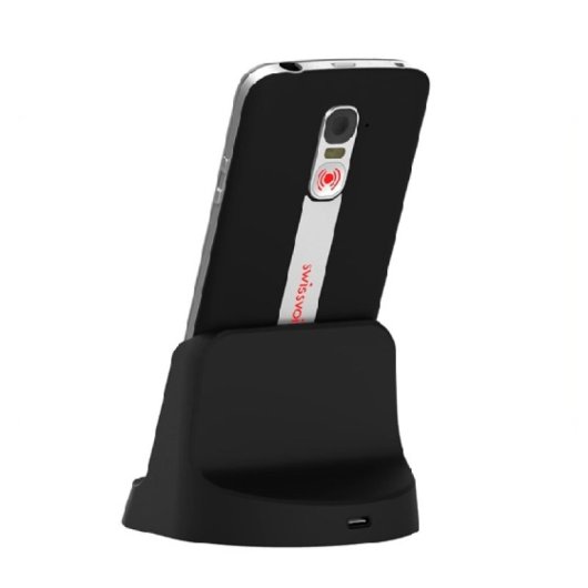 Swissvoice S510-C Smartphone Sénior com Pulseira SOS e Capa