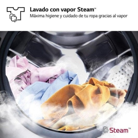 Lavasecadora LG 9kg D F4DR5009A3W com AI DD e Steam