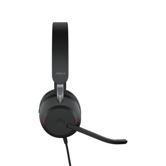 Auriculares Jabra Evolve2 40 SE con cable USB-A Office UC con Cancelación de Ruido Pasiva Negros