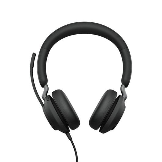 Auriculares Jabra Evolve2 40 SE con cable USB-A Office UC con Cancelación de Ruido Pasiva Negros