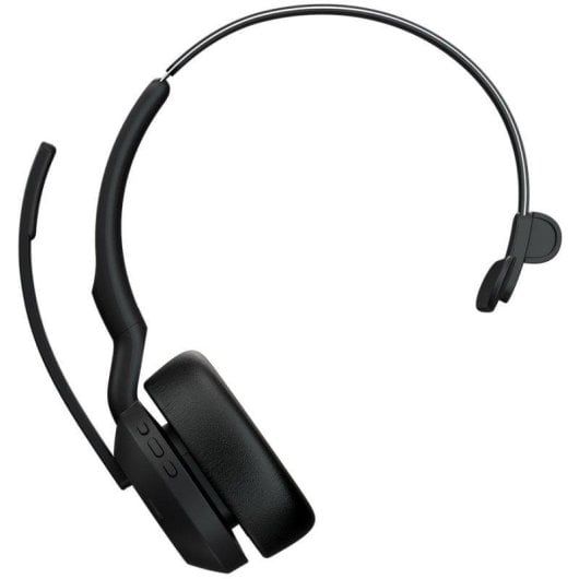 Auriculaires Jabra Evolve2 55 sans fil Bluetooth avec Réduction de Bruit, Microphone Boom, pour bureau et appels, noir