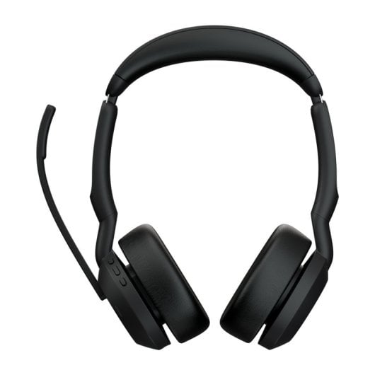 Jabra Evolve2 55 UC Bluetooth-Headset für Büro/Callcenter, Schwarz