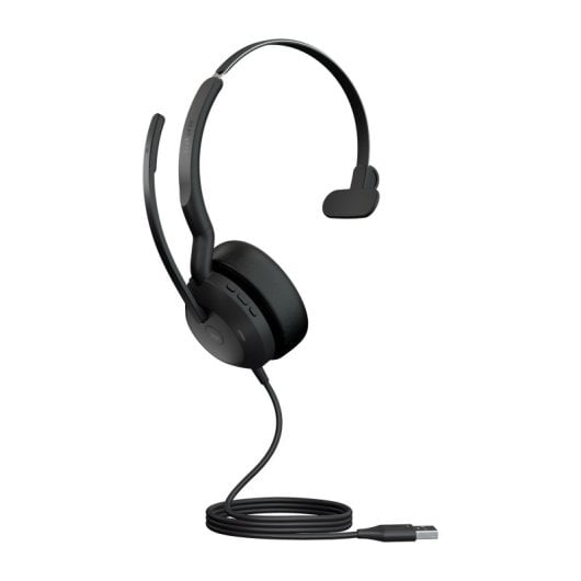 Jabra Evolve2 50 Auriculares Diadema USB para Oficina/Centro de llamadas Negros