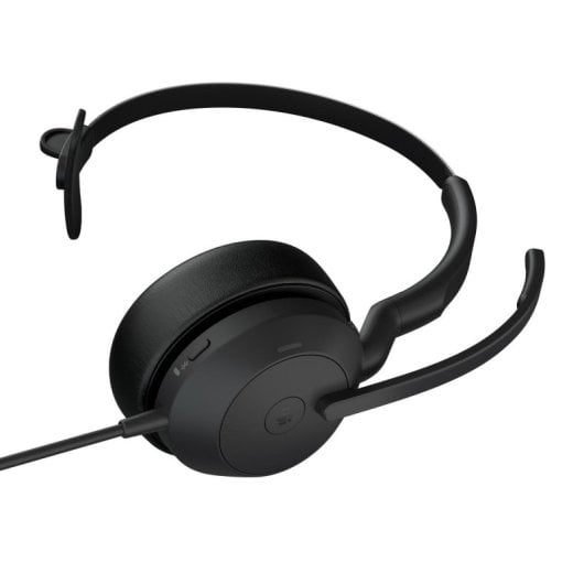 Auriculares Jabra Evolve2 50 con cable USB-C Cancelación de Ruido Active Micrófono Oficina Negro