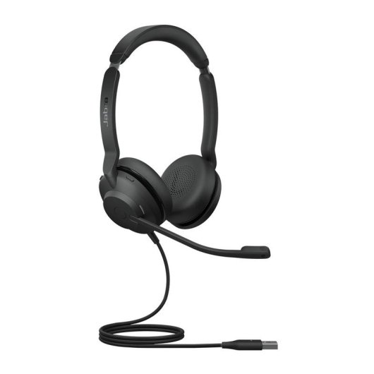 Kopfhörer Jabra Evolve2 30 SE kabelgebunden USB-A Büro Callcenter Noise Isolation Schwarz