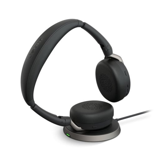 Jabra Evolve 2 65 Flex Bluetooth-Headset für Büro/Callcenter, Schwarz