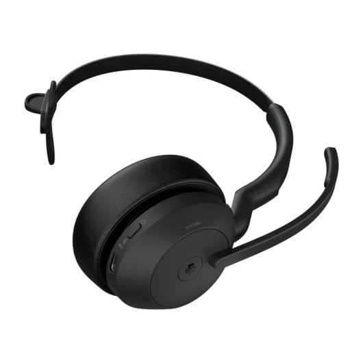 Auricolare Bluetooth Jabra Evolve 2 55 con base di ricarica per ufficio/call center nero