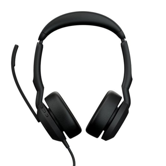 Casque Jabra Evolve2 50 avec câble USB-A, Bluetooth 5.2, ANC, usage bureau, noir