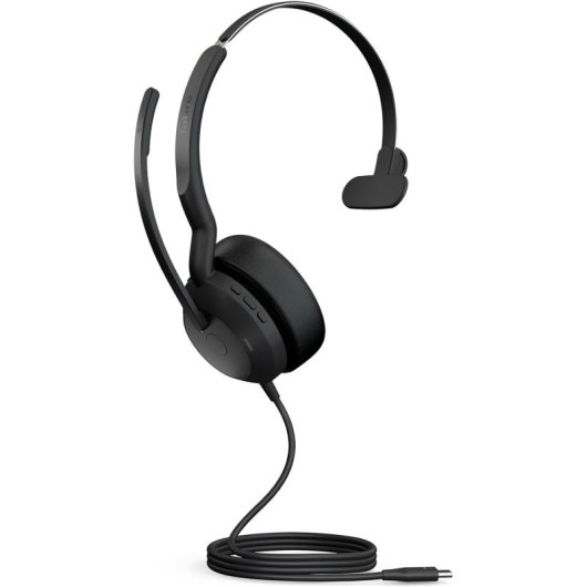 Jabra Evolve 2 50 Casque serre-tête USB-C pour bureau/centre d'appels noir