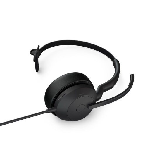 Jabra Evolve 2 50 Casque serre-tête USB-C pour bureau/centre d'appels noir